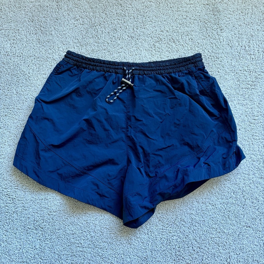 Lululemon Evergreen Track Shorts Women's Size 8 Navy Blue Black W7BNUS